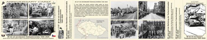 Výroční vizitka - 80 let od osvobození Československa 1945-2025