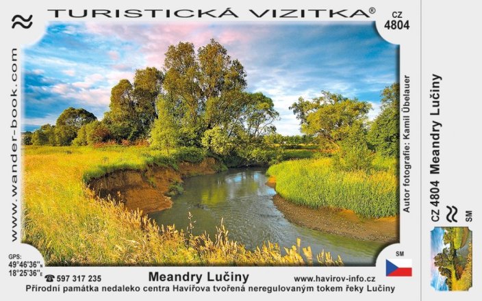 Turistická vizitka - Meandry Lučiny