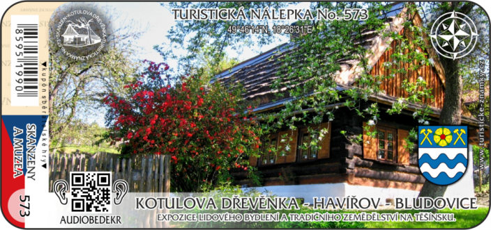 Turistická nálepka - Kotulova dřevěnka