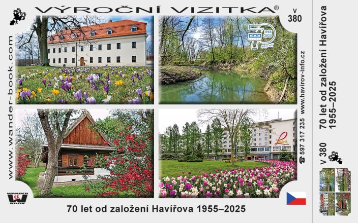 Výroční vizitka - 70 let od založení Havířova 1955-2025